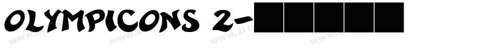Olympicons 2字体转换